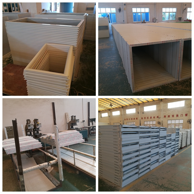 UPVC Profile Swing Window Casement Window with Double Glass