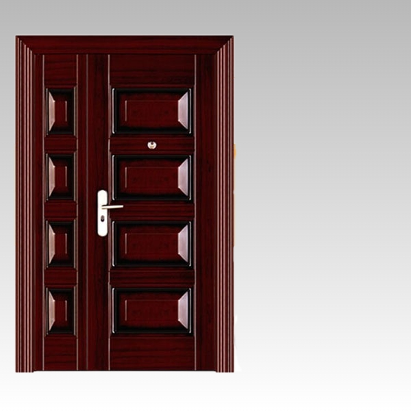 Factory Professional Wholesale Main Steel Iron Door with Copper Painting (SC-S173) Metal Door Steel Door