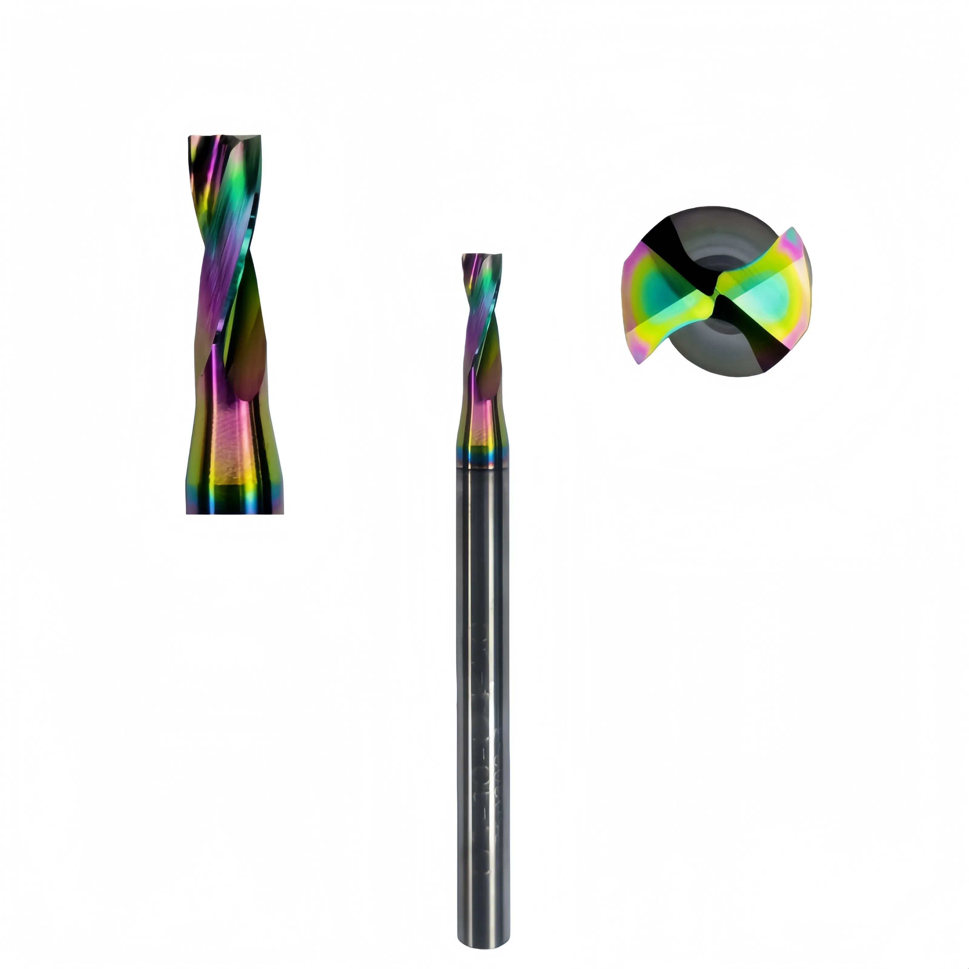 Vibrant Flat-Bottomed CNC Drill Bit for Precision Machining