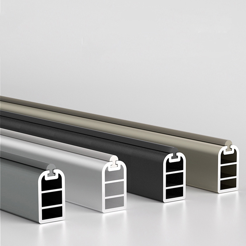 Aluminum Alloy Clothes Hanging Rod Cabinet Clothes Tube Clothes Hanging Rod Wardrobe Clothes Rail