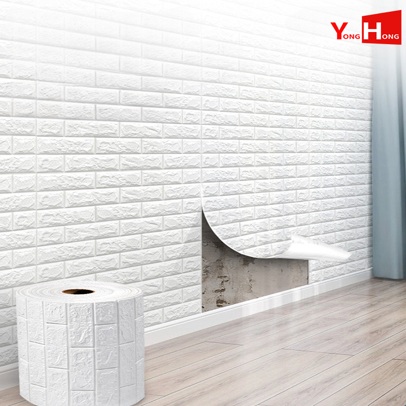 3D Marble Tile Self Adhesive PVC Wall Sticker Peel and Stick Wall Tiles Wallpaper