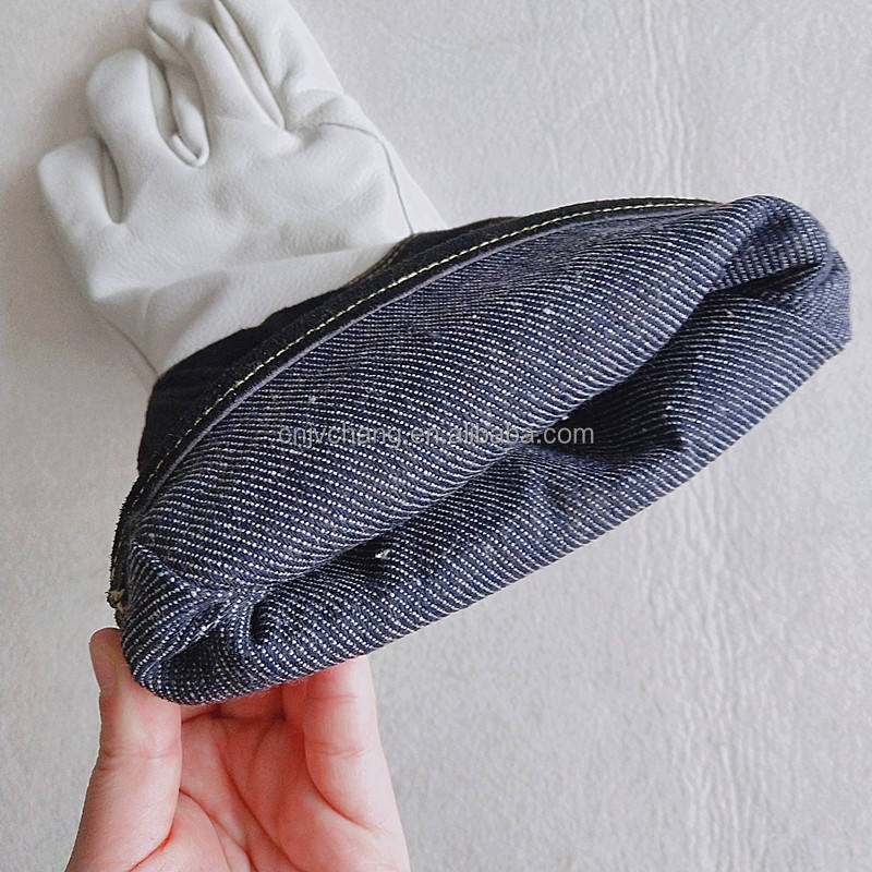 Baking Oven Durable Cowhide Heat Resistant Leather Mitts BBQ Gloves Outdoor Work Mittens