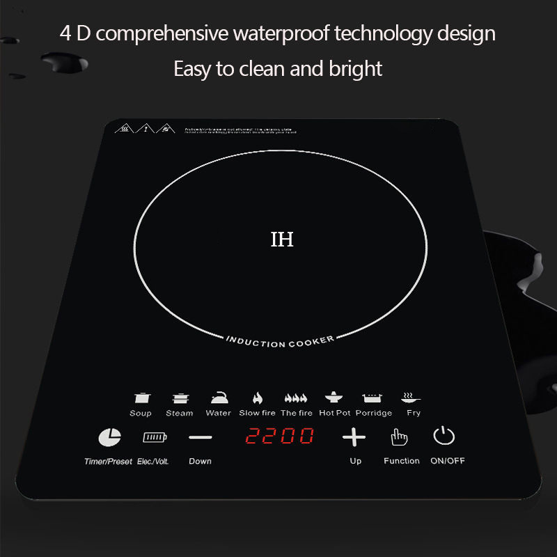 Multifuntion Household Electric Induction Cooker 220V 2000W