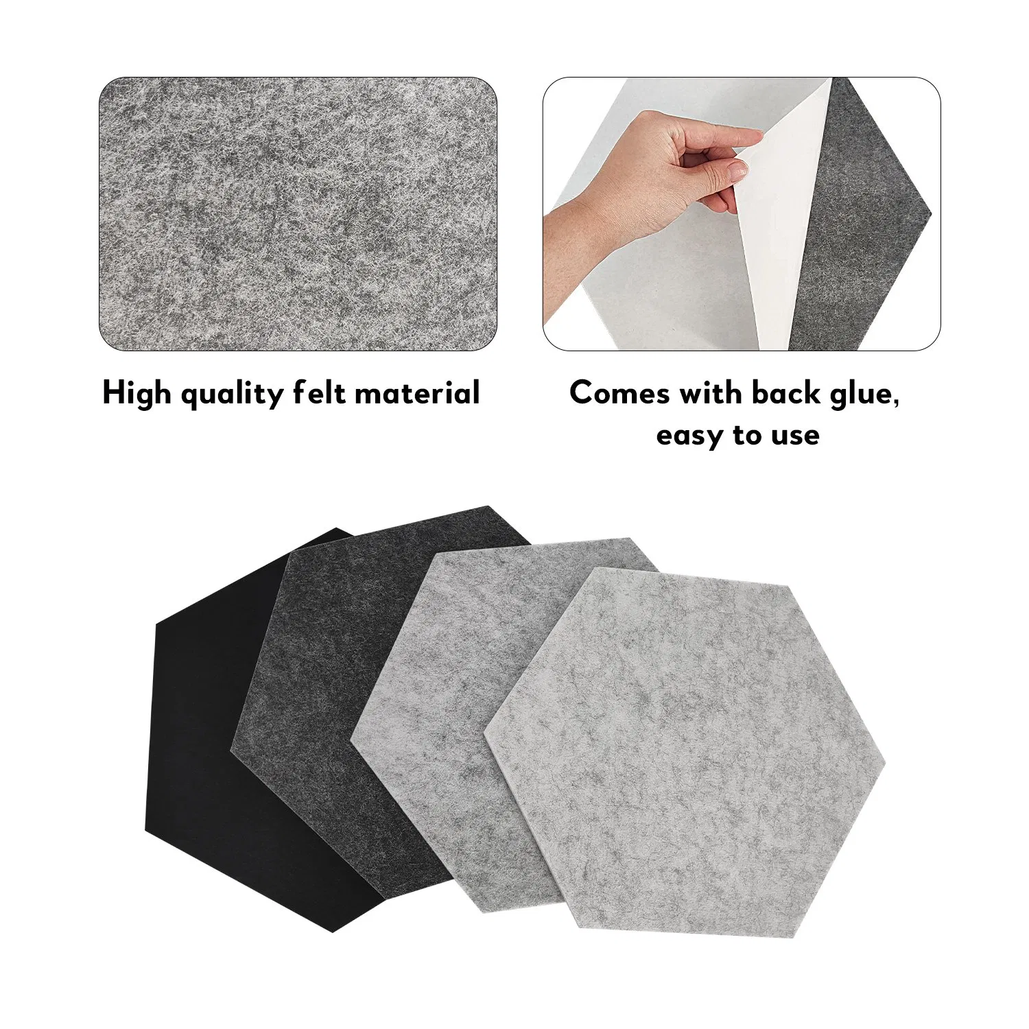 2025 Hexagon Acoustic Wall Panels for Soundproofing Offices