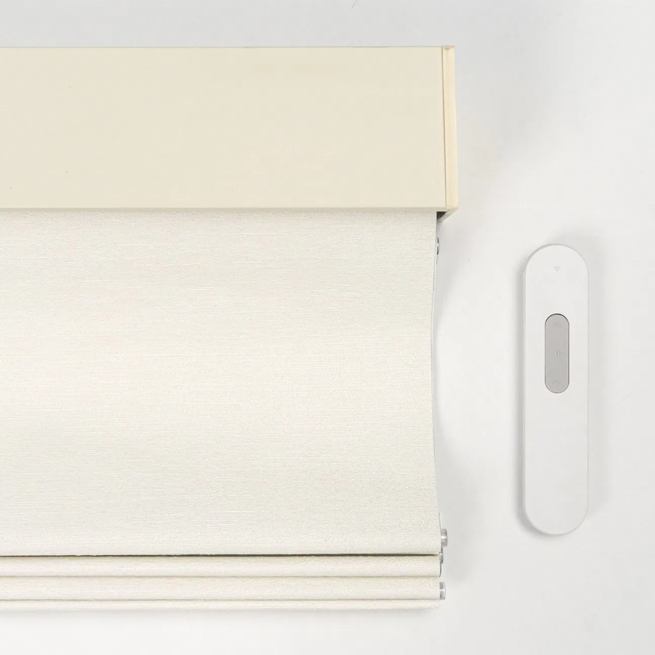 Sisheng Custom Made Roman Blinds Blackout Motorized Electric Wireless Roller Blinds Roman Shades for Windows Designer
