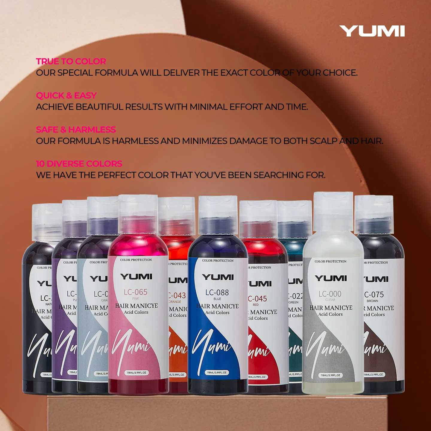 118ml Yumi Quick and Easy, Safe and Harmless Hair Color Wax