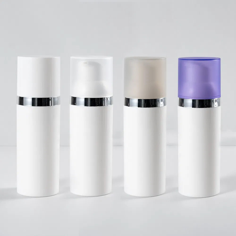 Factory 15ml 30ml 50ml 75ml 100ml Empty Recyclable Refillable High Quality Face Skin Care as Airless Pump Vacuum Bottle with Lotion Pump