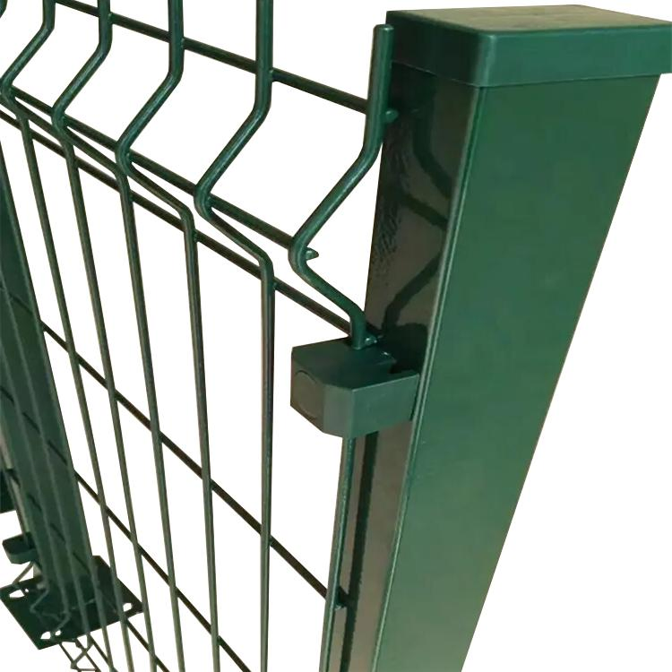 Galvanized and PVC Coated 3D Curved Welded Wire Mesh Fence for Garden Fence