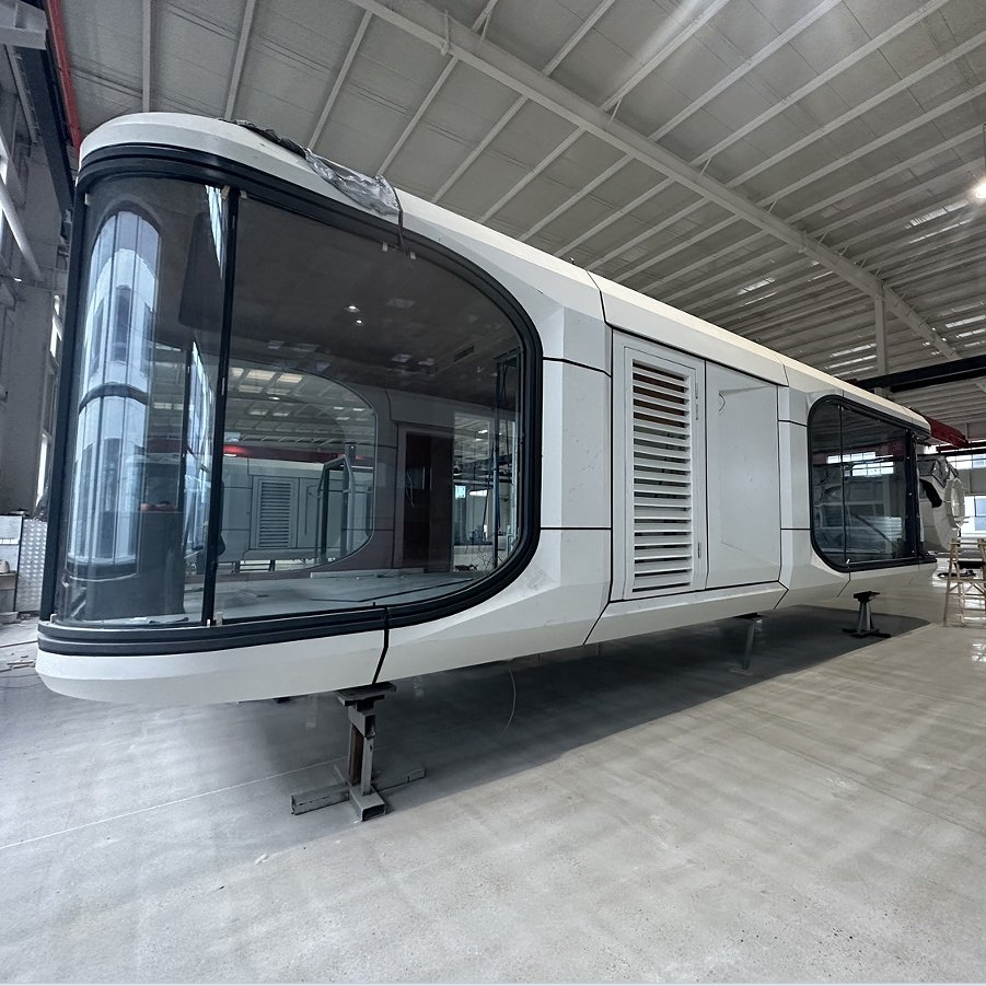 Smart and Convenient Mobile Hotels Prefab Space Capsule House