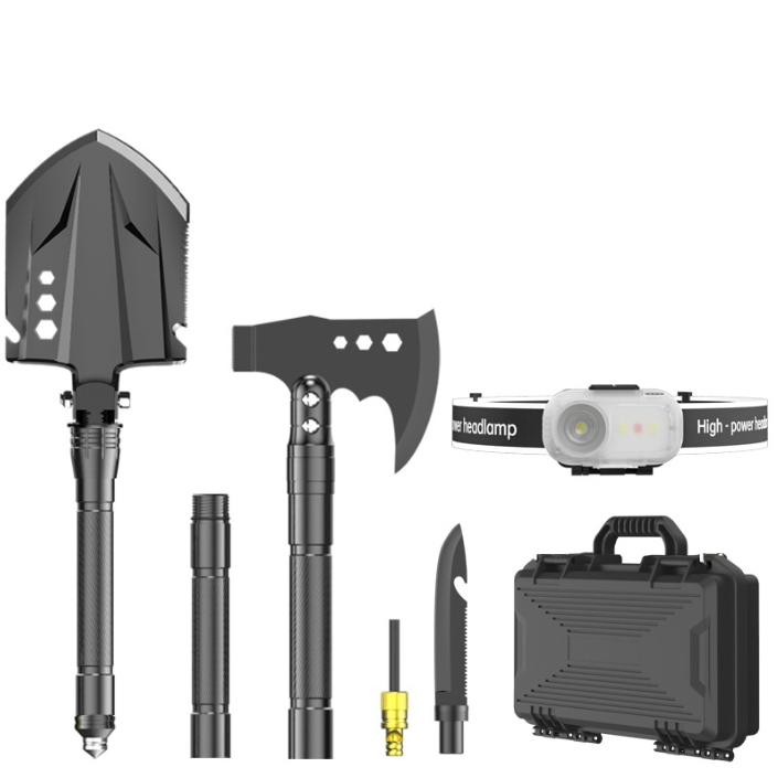 Multifunctional Engineering Shovel and Axe Set