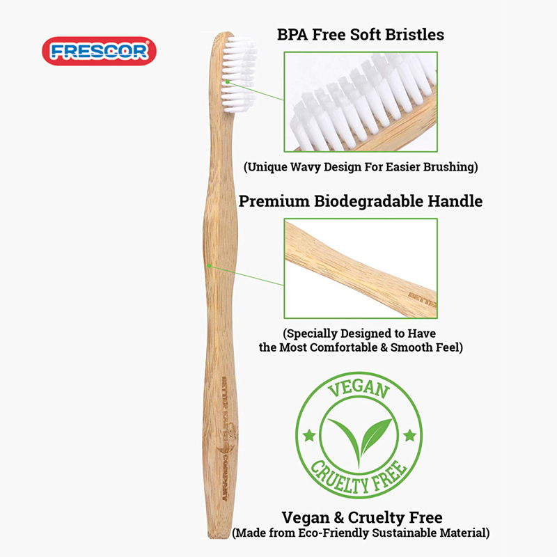 Manufacturer Personal Care Soft Natural Eco Disposable Biodegradable Hotel Bamboo Toothbrush