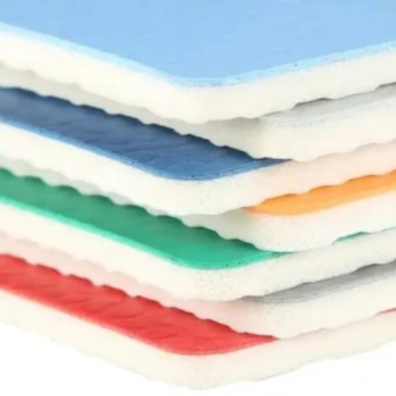 Blue EPE Composite Printed Color Film for Yoga Mat