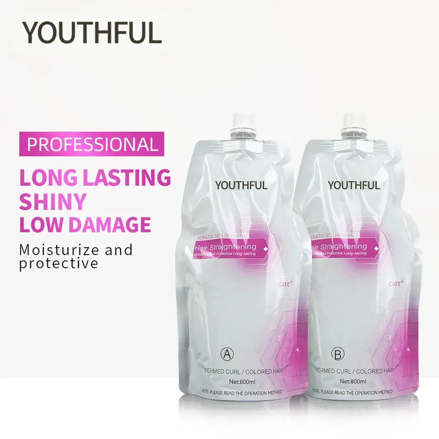 Salon Professional Hair Styling Moisturizing Rebonding Permanent Hair Straightening Cream