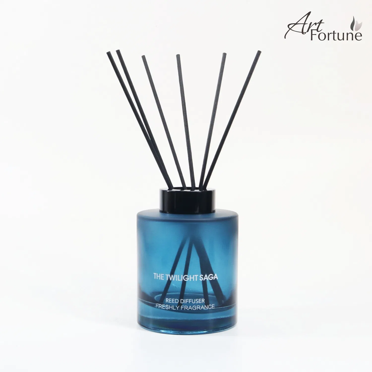 Amazon Hot Sale Custom Reed Diffuser with Black Lid for Air Freshener