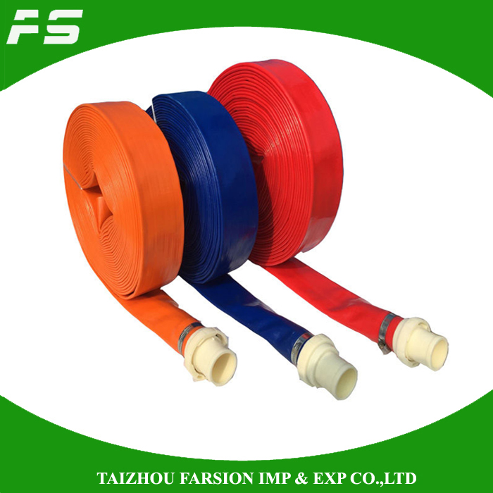 Flexible PVC Discharge Hose Lay Flat 2'' 3'' 4'' 6" Farm Agricultural Garden Irrigation Water Supply Pump Hose From China Factory