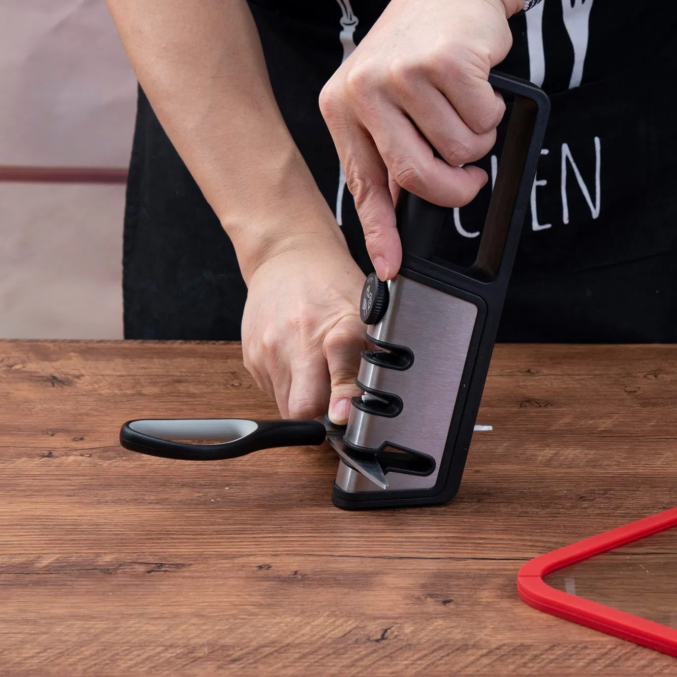 Adjustable-Knife-Sharpener 19 40 Degree 3-in-1 Coarse Fine Scissor Non-Slip Ergonomic Kitchen-Tool
