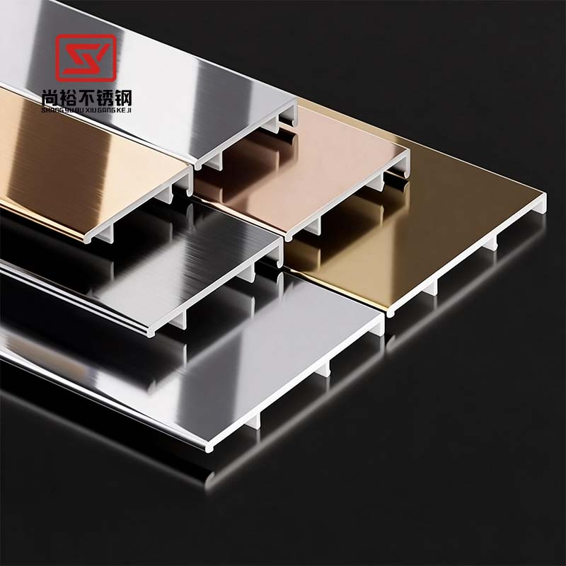 Stainless Steel Floor Skirting Trim Strip Stainless Steel Decorative Strip Trim