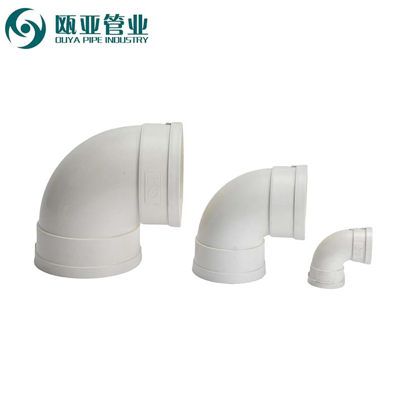 Equal Tee Wye Elbow White UPVC Plastic Drain Water PVC Pipe Fittings