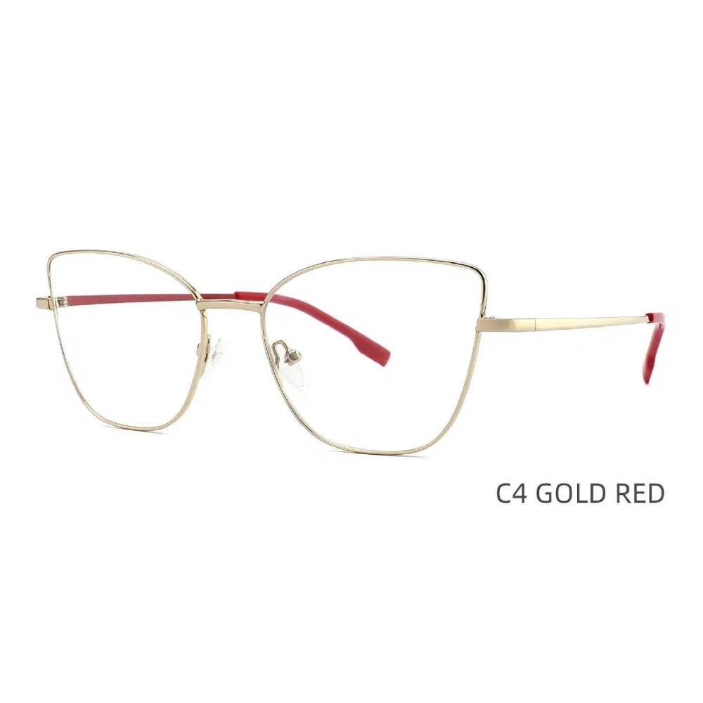 Ht-004 Titanium Optical Frame High Quality Gold Silver Full Frame Eyeglasses Frames for Men