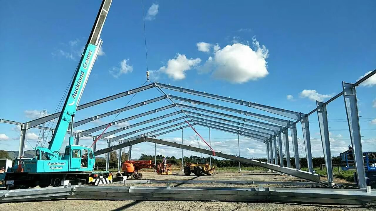 Light Metal Construction Prefab Steel Structure Shed Building Prefabricated Farmhouse Pole Barn Kits Stable Stall Horse Arena