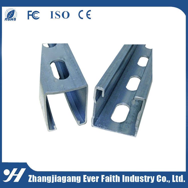 C Channel Stainless Steel Struct C Electrical Single Slotted Structural Strut Channel