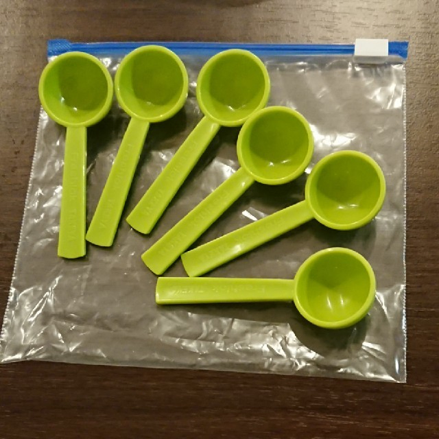 P&M Protein Powder Scoop White Clear Color Plastic Small Scoop