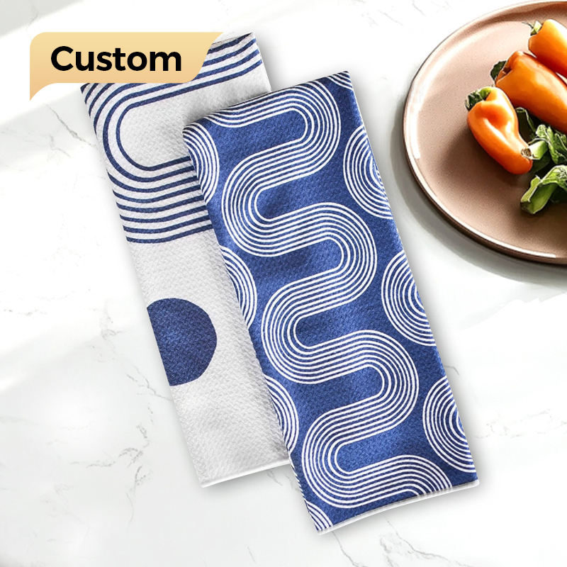 Chinese Factory Supply Cheap Price Digital Printing Custom Logo Cleaning Towel