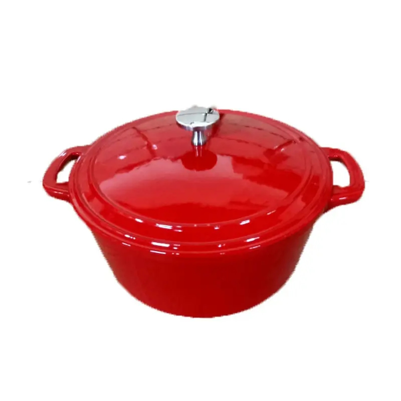 Hot Sale Customized Enamel Cooking Pots Set Enamel Cast Iron Nonstick Pot Cookware Sets