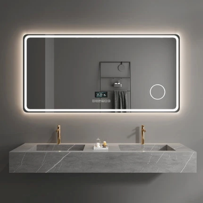 5mm Smart Mirror Wall Mounted with 4000K Color Temperature for Modern Homes