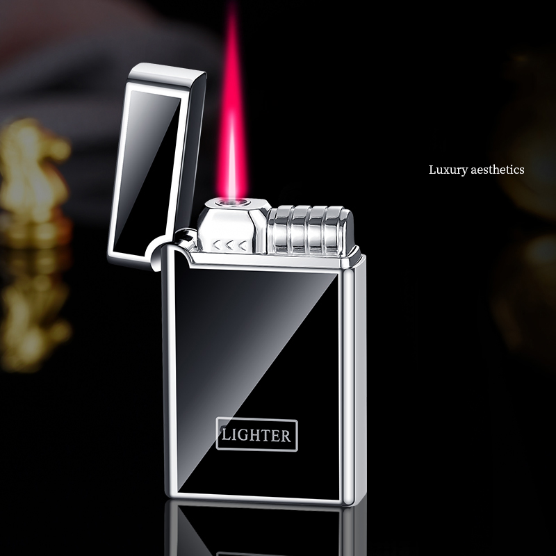 Simple and Luxurious Windproof Alloy Lighter and Cigarette Lighter