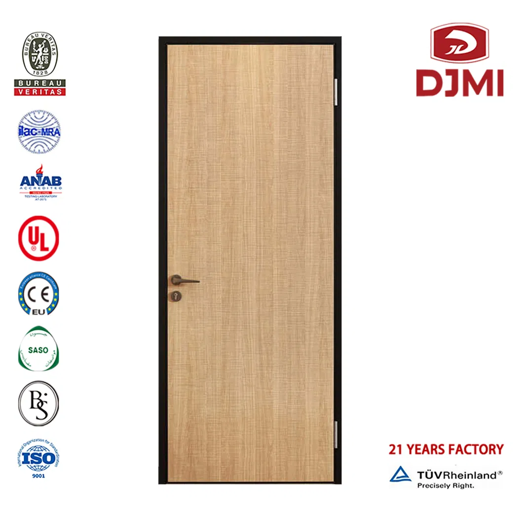 Luxury Interior Wood Door Front Metal Wrought Iron Frame Entrance Door Cheap Price