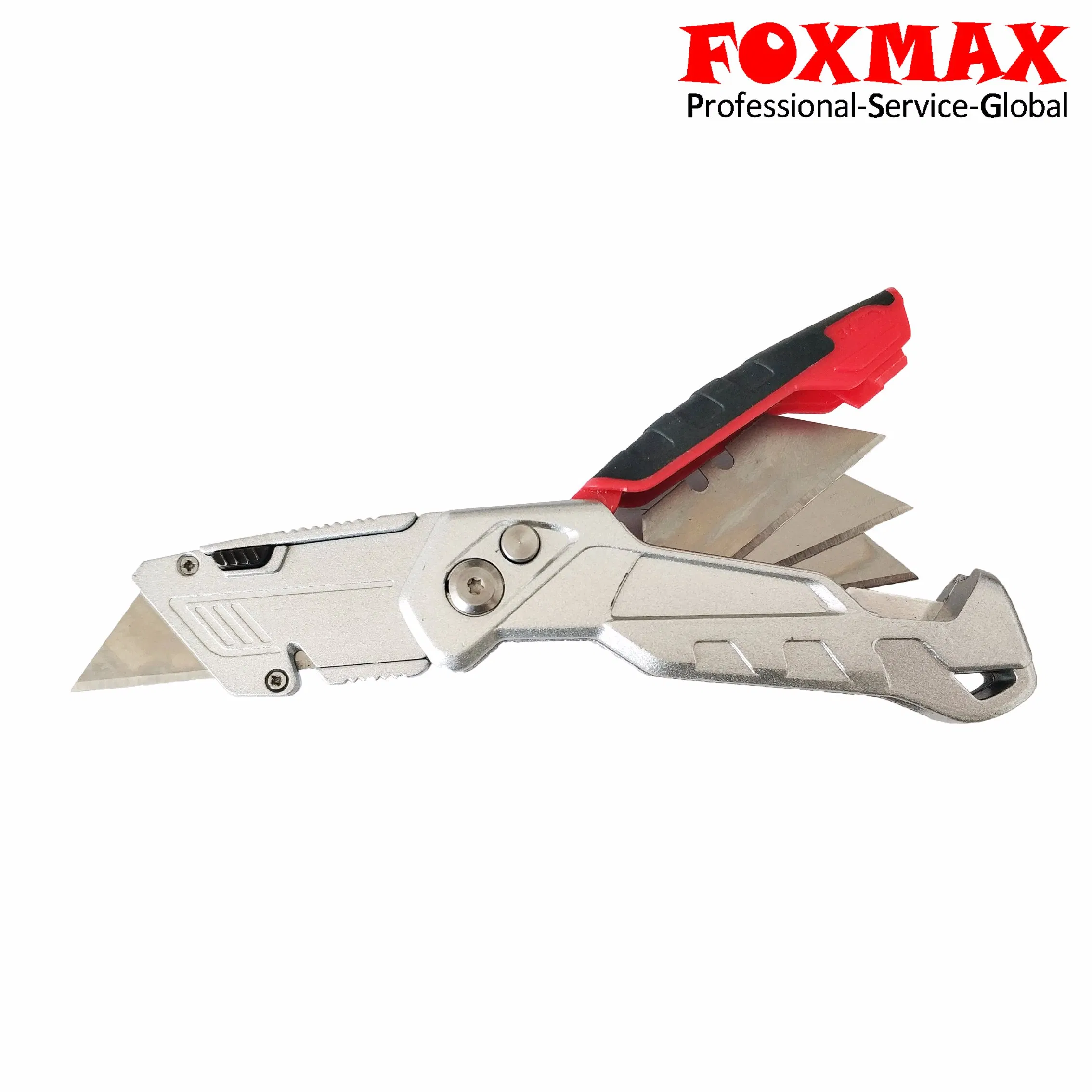 Foldable Box Cutter Utility Knife with Blade Storage (FUK-29)