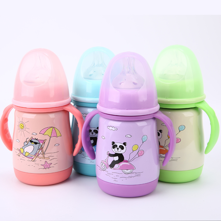 OEM/ODM Wholesale Custom Logo 210/280ml Children Stainless Steel Drinking Kids Water Bottle