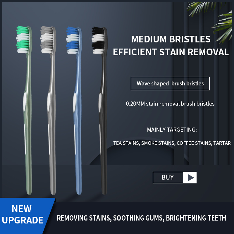Мягкая зубная щетка для взрослых Fine and Soft Bristle