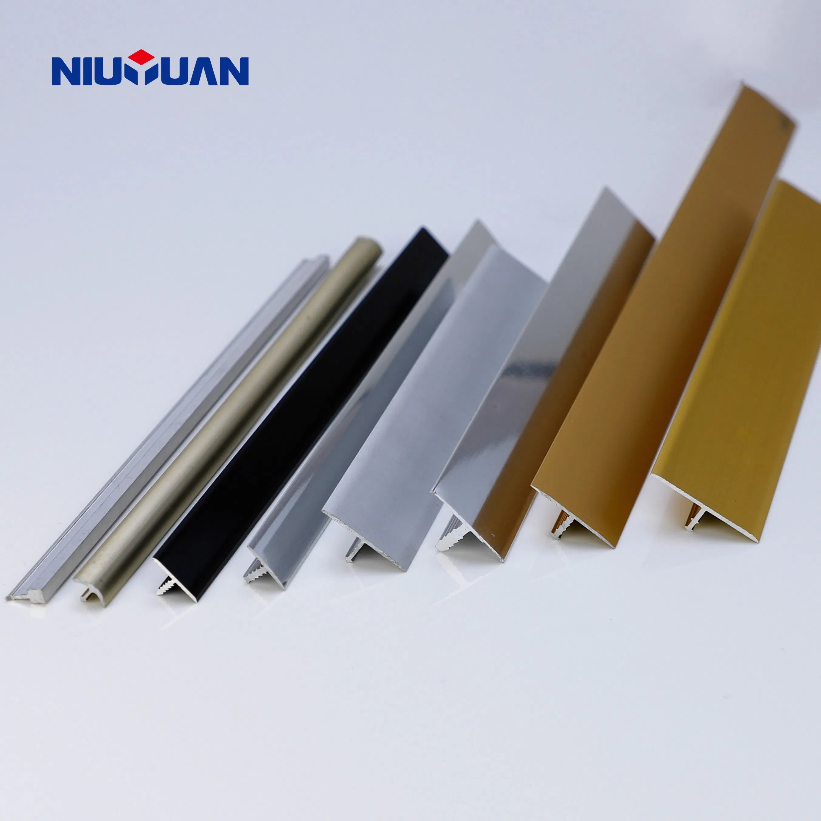 Ceramic Tiles Accessories Metal T Shaped Metal Tile Decorative Transition