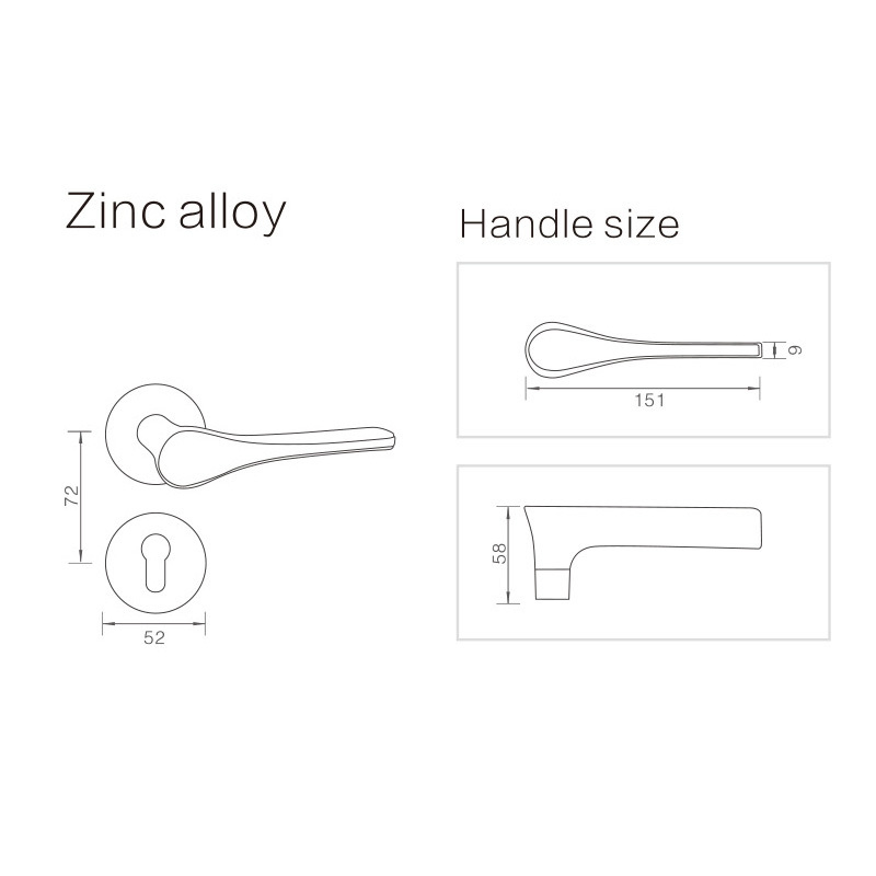 Fashion Design High Quality Door Lock