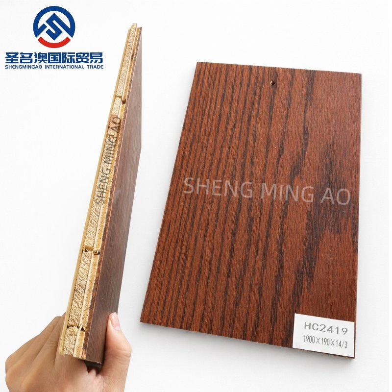 Инженерная доска Дуб темный, классическая текстура дерева