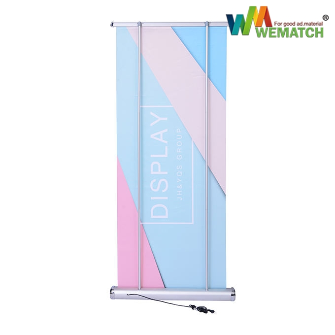 Electric Portable Digital Retractable Wide Base Roll up Banner Stand Display with Custom Design Manufacturing