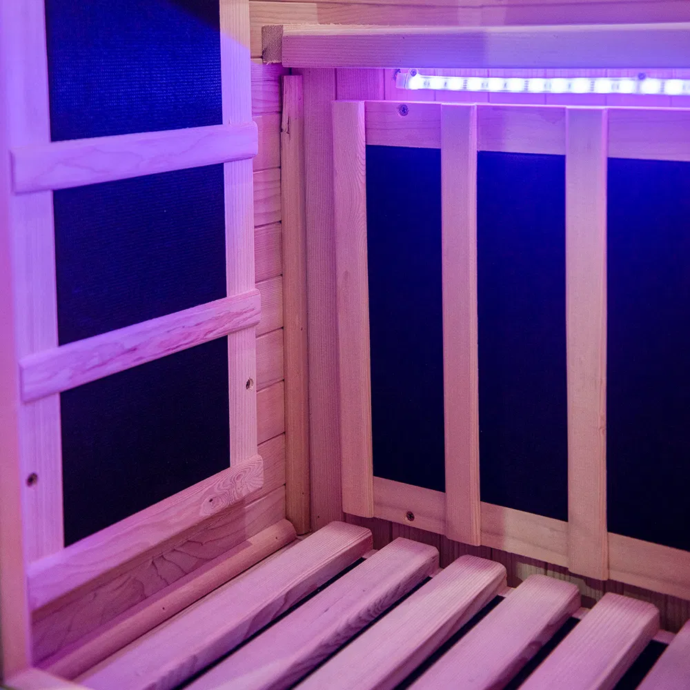 Инфракрасная сауна для дома на 1 человека из массива дерева