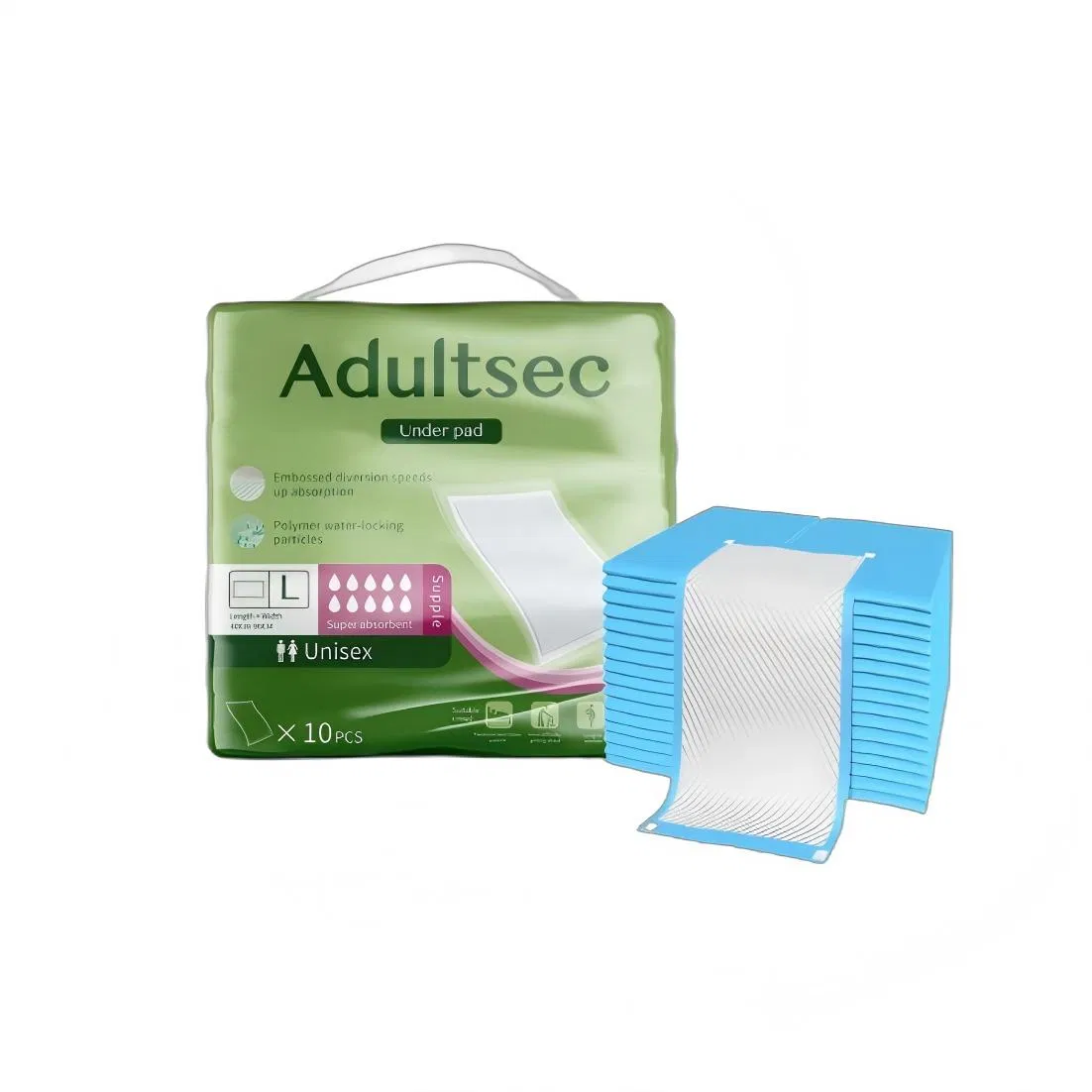 Factory Price Blue Sheet Disposable Underpad Medical Nursing Pad for Hospital Use