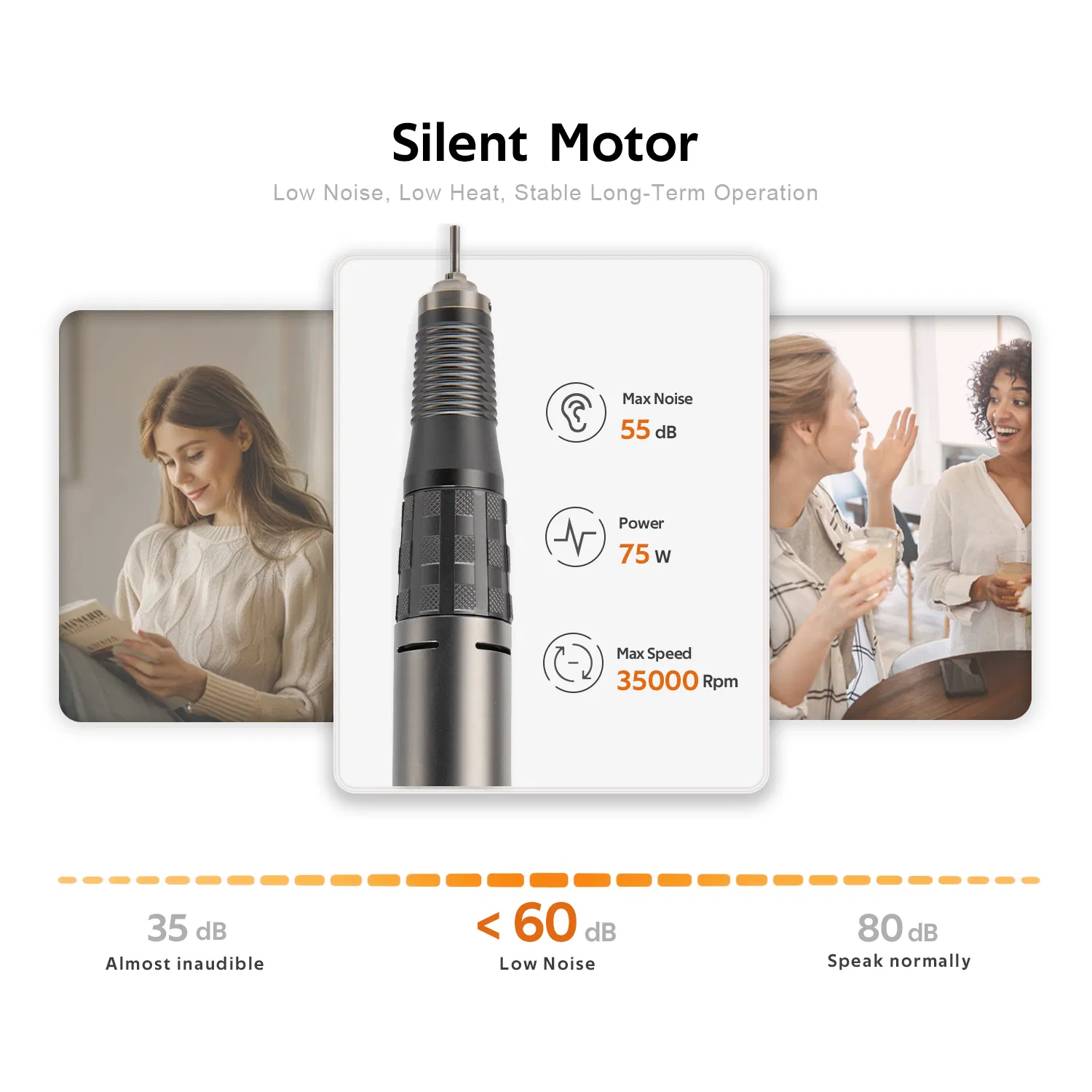 New Products Manicure Machine Polisher Tools Low Noise Portable Powerful Gel Remover Desktop Nail Drill E File Salon-Grade