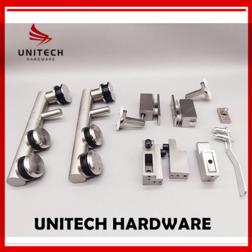 New Design Bathroom Glass Folding and Sliding Door Roller and Clamp Accessories