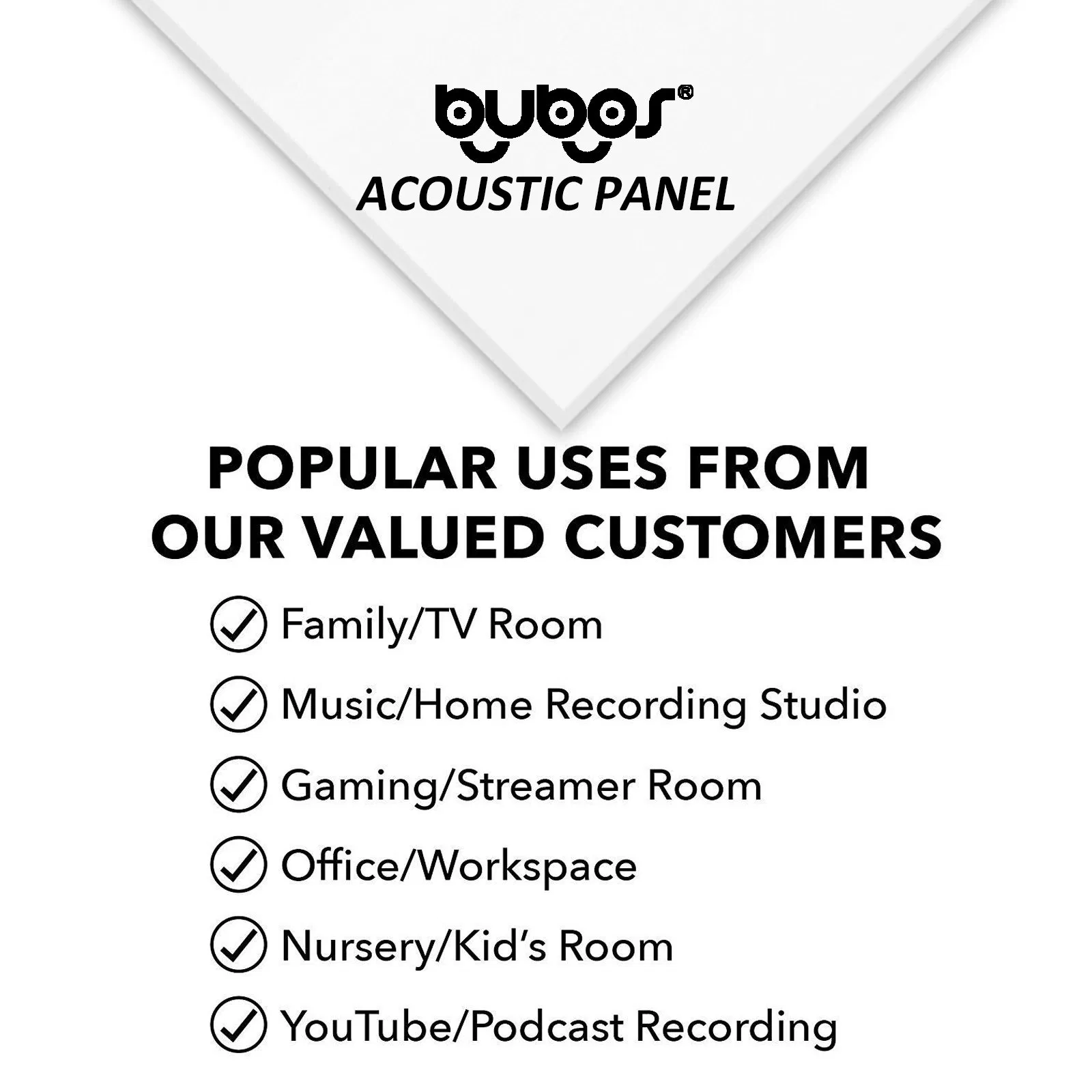 Bubos 3D Wall Acoustic Ceiling Panel Decorative Polyester Fiber Acoustic Board Acoustic Panel for Walls