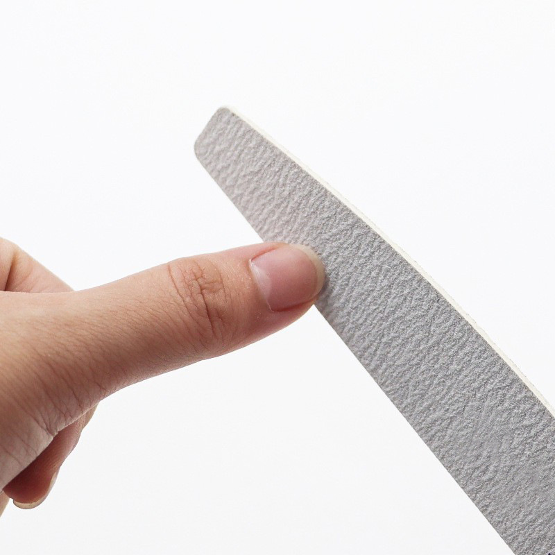 Durable Bulk Diamond Nail File Wholesale Double Side Grey 80/100/120/150/180/240/320 Grit Zebra Nail Files