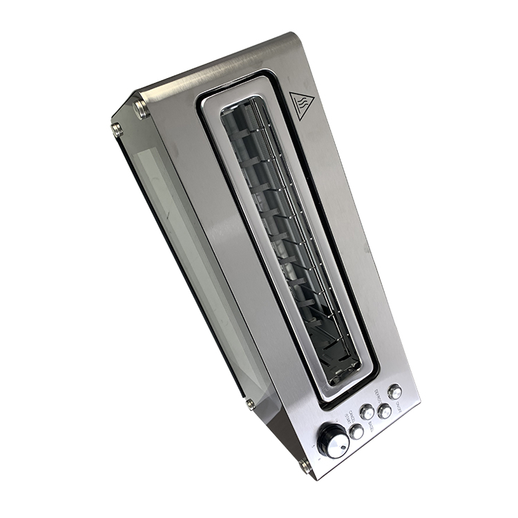 Auto Pop up 2 Slice Toaster Smart Electric Mini Toaster Oven Sandwich Bread Toaster with Visible Window