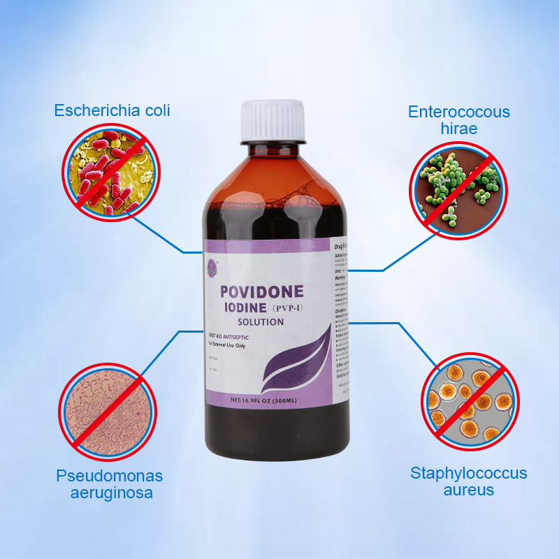 0.5% Povidone Iodine Goods for Wounds/Scratch/Minor Cut/Burns 100ml
