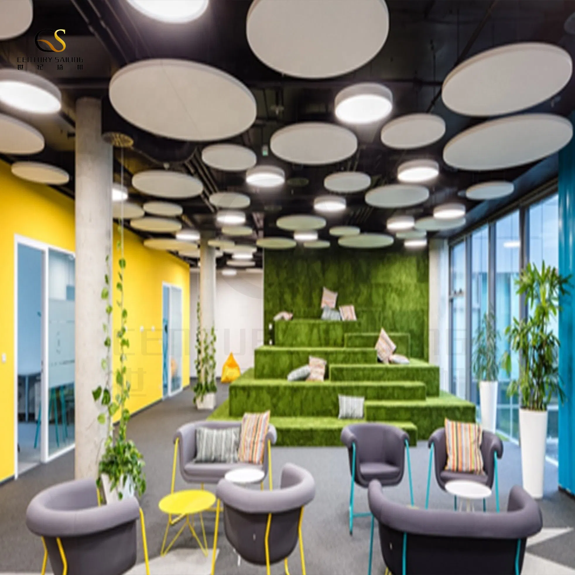 Insulated Fire Rated Building Material for Acoustic Sound-Absorption Ceiling