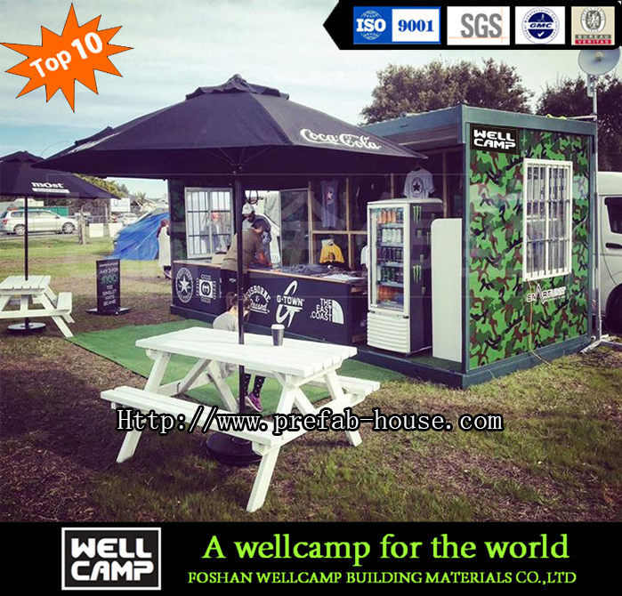 Wellcamp Camouflage Color Folding Container Countryside Portable Convenient Shop