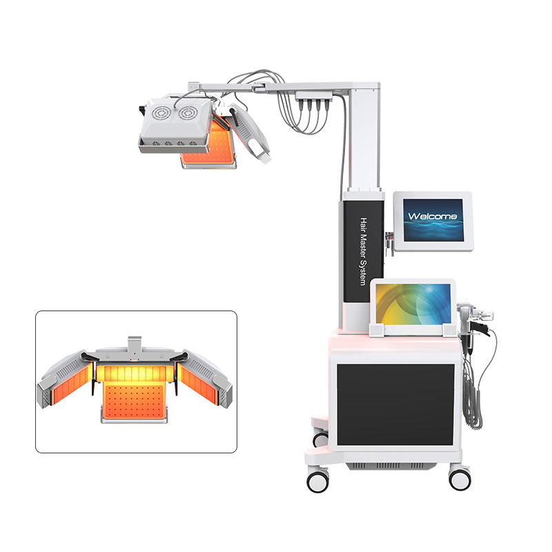 High Power Laser Hair Growth Diode Laser Hair Care Machine Microneedling Scalp Inpection Pothon Bio Hair Regrowth System