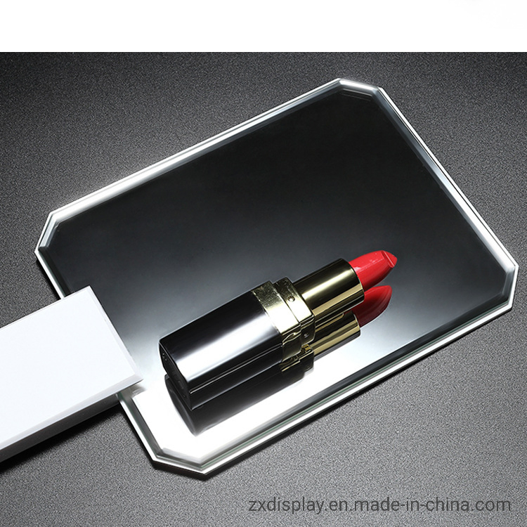 Luxury Acrylic Makeup Cosmetic Mirror with Handle
